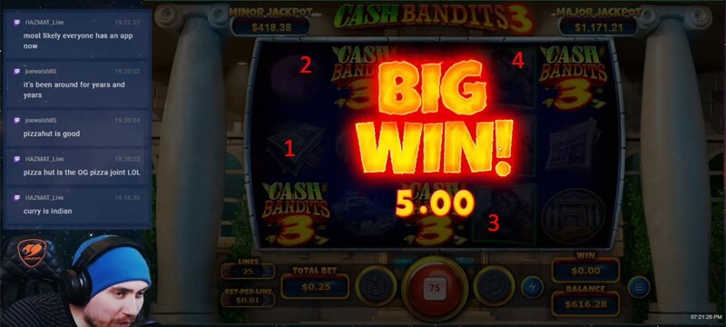 Cash Bandits 4 Scatters