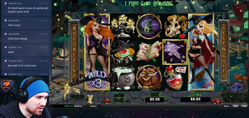 Ultra Betwitch Free Spins Feature in Bubble Bubble 2 slot