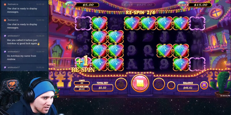 Diamond Jackpot Feature